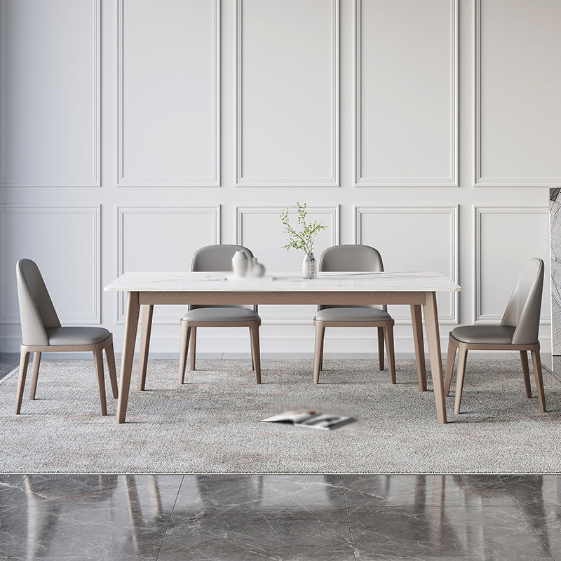 1/2/5/7 Pcs Sintered Stone Dining Room Set Table Furniture Set for Home