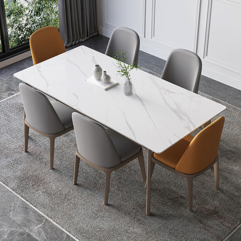1/2/5/7 Pcs Sintered Stone Dining Room Set Table Furniture Set for Home