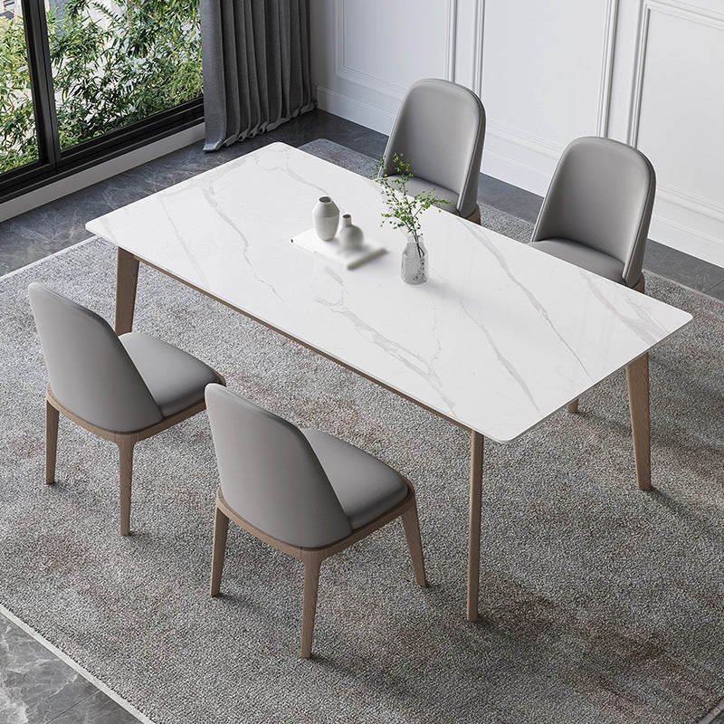 1/2/5/7 Pcs Sintered Stone Dining Room Set Table Furniture Set for Home