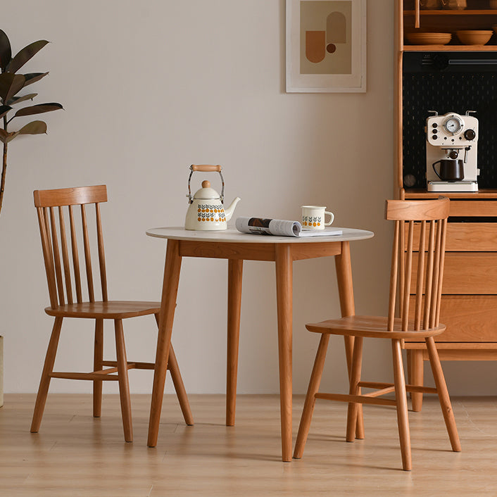 Modern 1/2/3/5 Pieces Dining Set Round Stone Dining Table for Dining Room