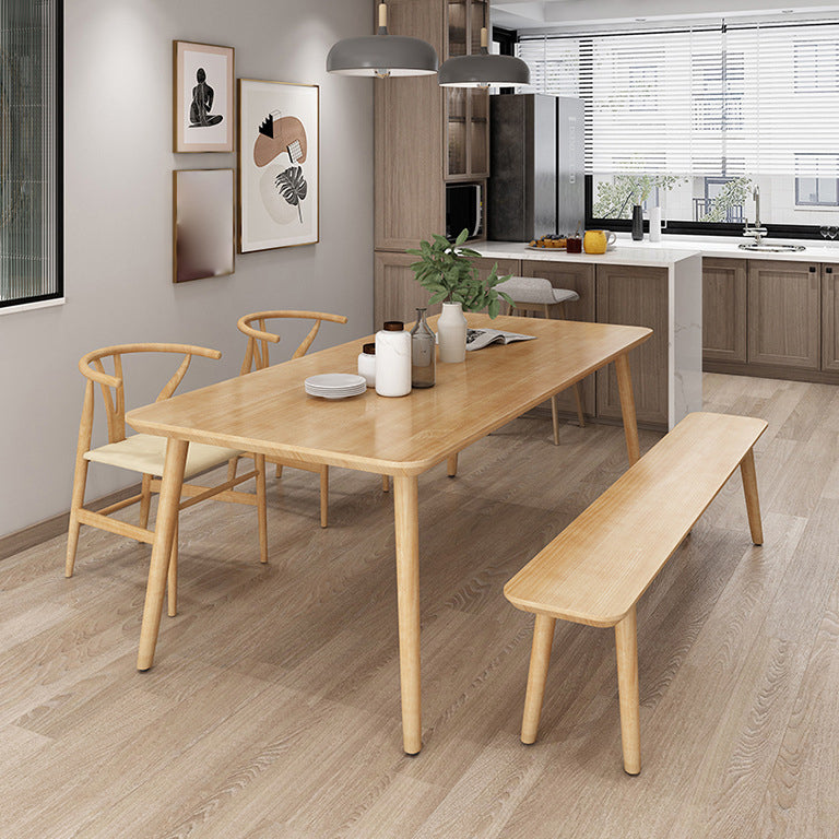 Modern 1/2/3/4/5/7 Pieces Dining Room Set Solid Wood Dining Table and Chairs