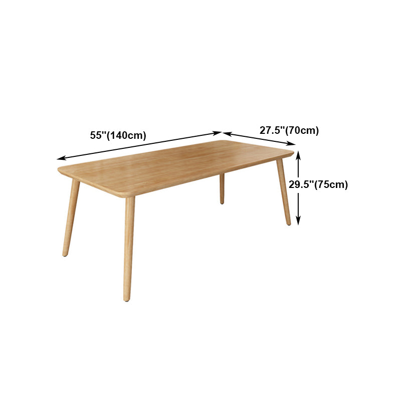 Modern 1/2/3/4/5/7 Pieces Dining Room Set Solid Wood Dining Table and Chairs