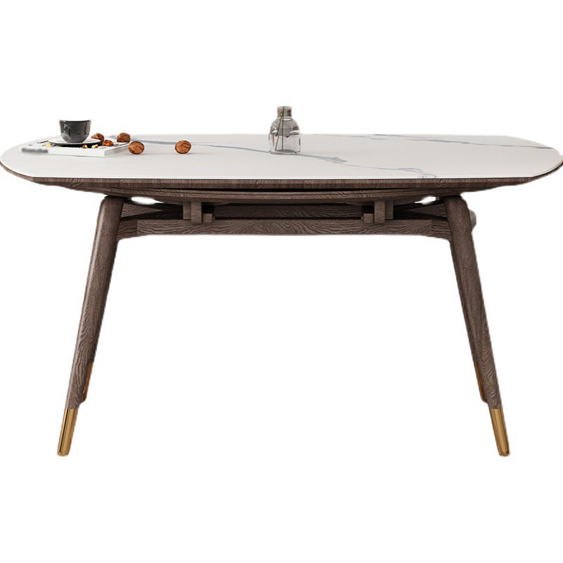 1/4/7 Pcs Table Furniture Set Dining Table Set with Sintered Stone Top for Home