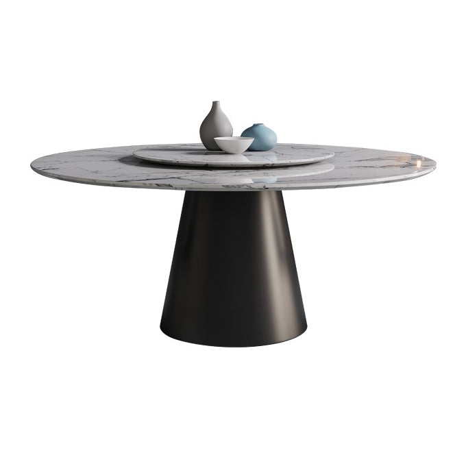 Modern 1/4/7/9/11 Pieces Dining Set Round Sintered Stone Dining Table Set