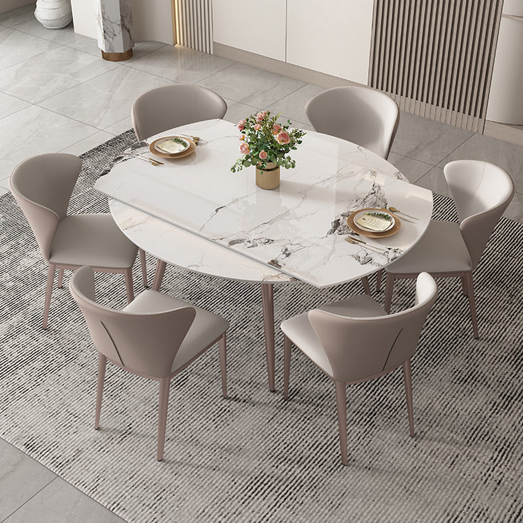 Contemporary 1/2/5/7 Pieces Dining Set Metal Dining Room Set for Small Space