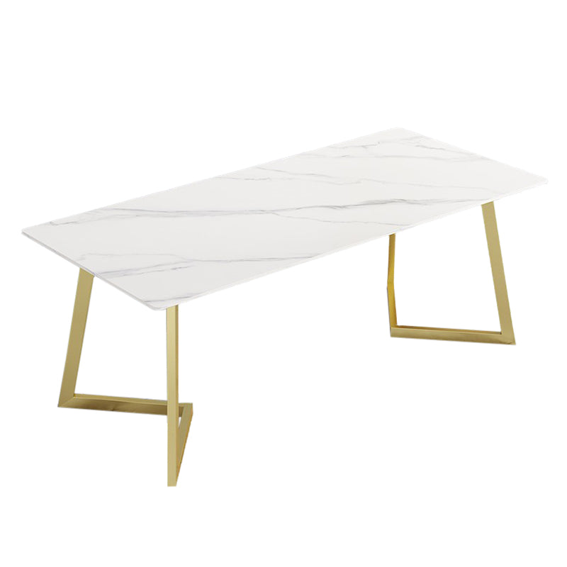 Rectangle Stone Dining Room Table Traditional Luxury Dinner Room Kitchen Table