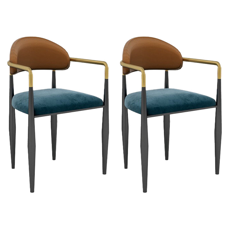 Scandinavian Home Velvet Counter Stool Matte Finish Footrest Stool