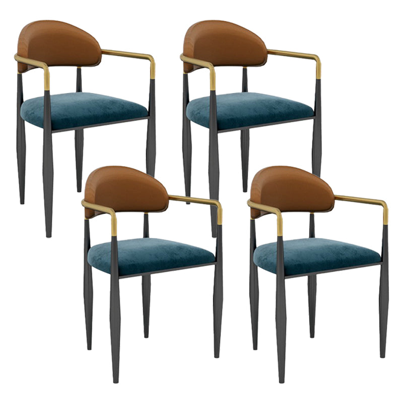 Scandinavian Home Velvet Counter Stool Matte Finish Footrest Stool