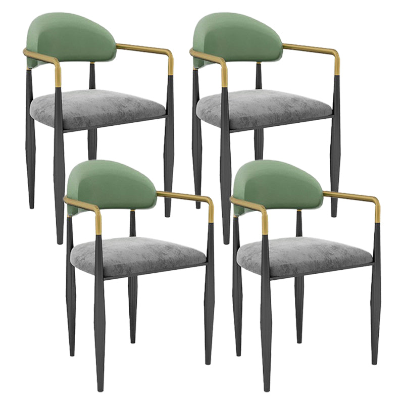 Scandinavian Home Velvet Counter Stool Matte Finish Footrest Stool