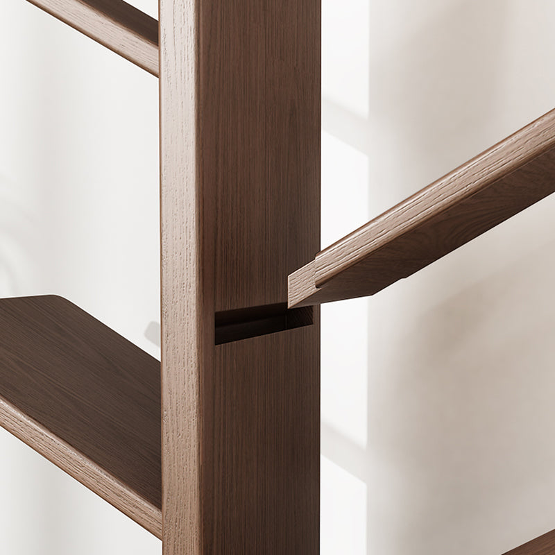 Modern Style Open Bookshelf Solid Wood Shelf Bookcase for Home