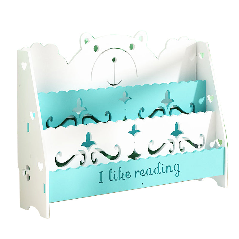 Ladder Closed Back Bookshelf Solid and Manufactured Wood Bookshelf for Home