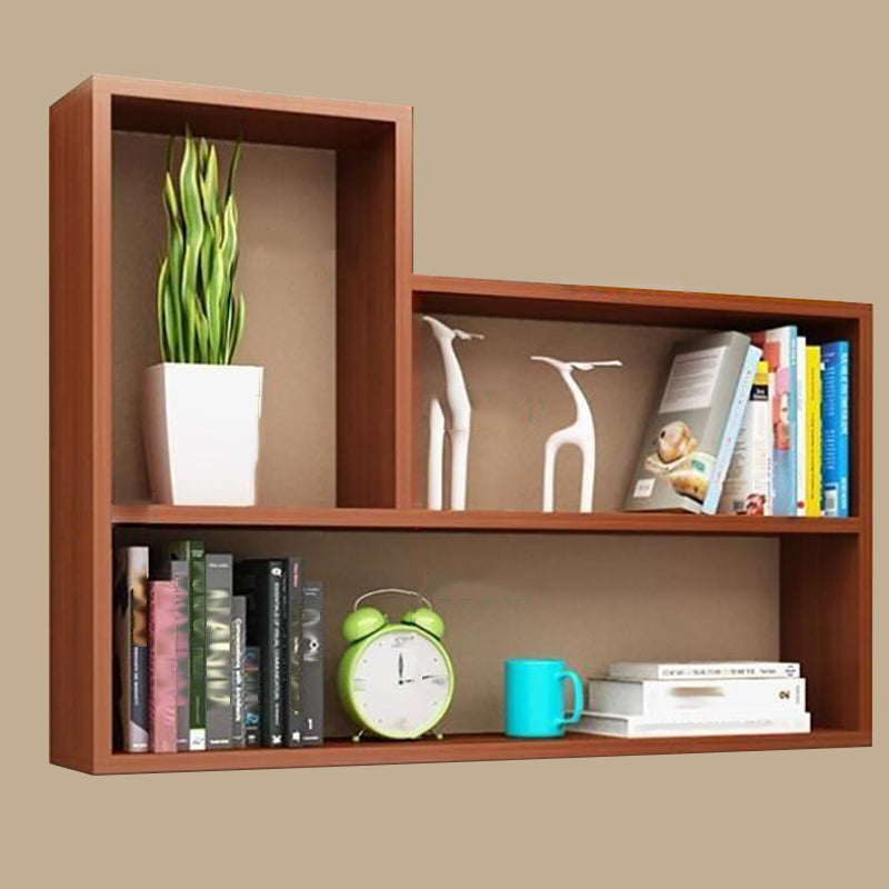 Wall Mounted Bookshelf Scandinavian Style Bookcase for Study Room and Office