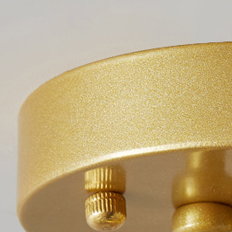 Contemporary Flower-Shaped Flush Light Crystal Flush Mount Ceiling Fixture