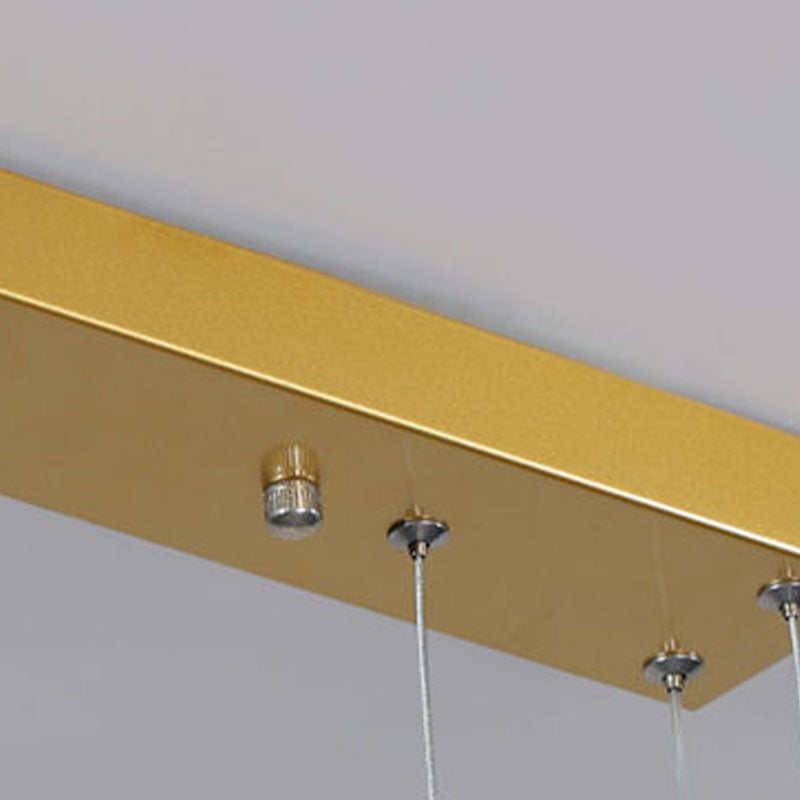 Postmodern Circles LED Island Light Acrylic Dining Room Pendant Light Fixture