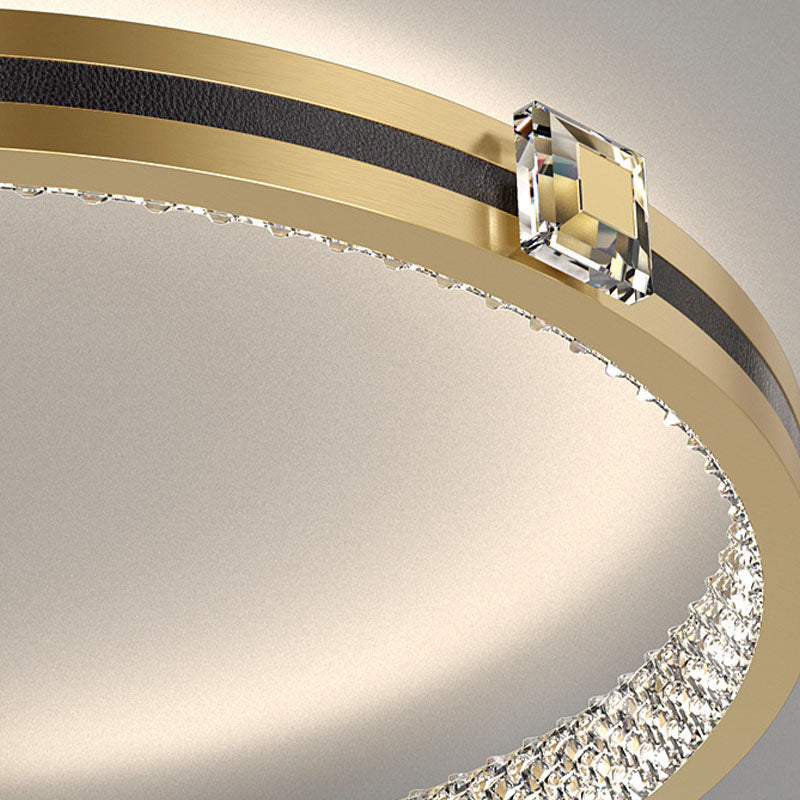 Postmodern Oblong LED Island Lighting Metallic Dining Room Suspension Lamp