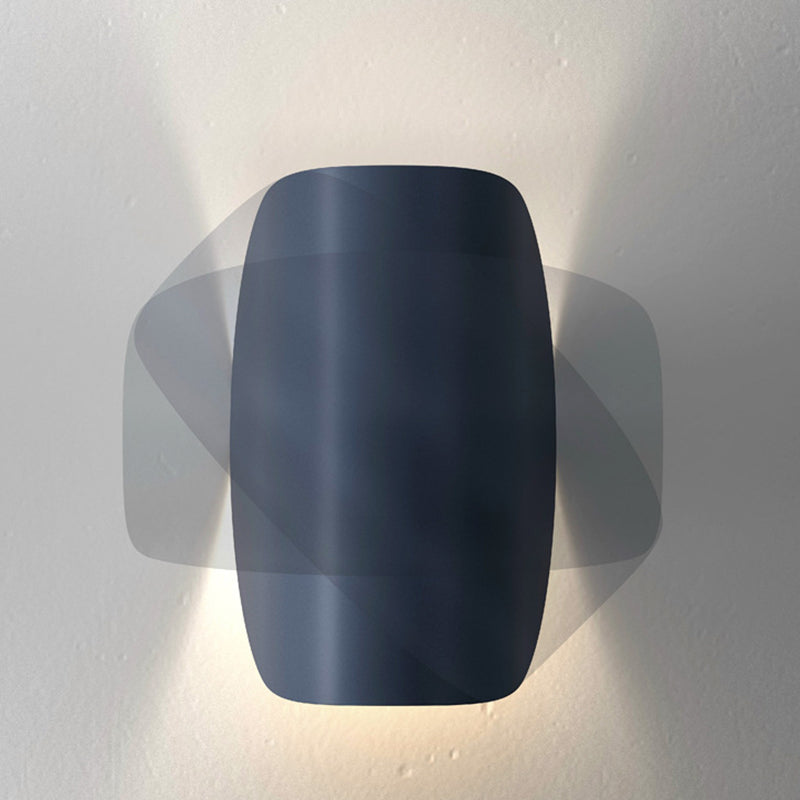 Modern Colorful Wall Mount Lighting Minimalist Metallic LED Wall Sconce