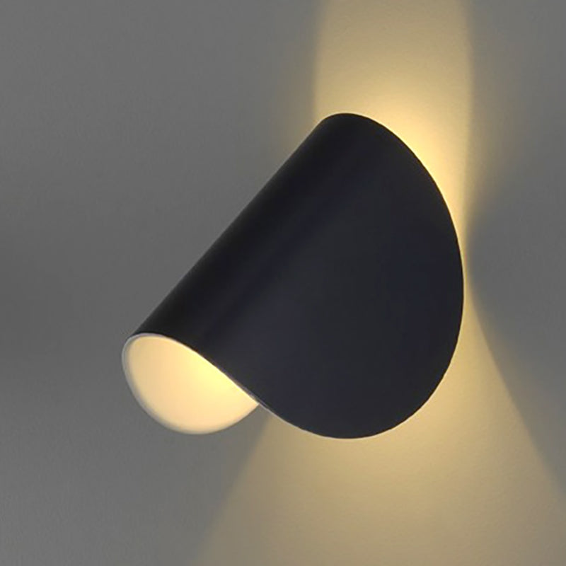 Modern Colorful Wall Mount Lighting Minimalist Metallic LED Wall Sconce