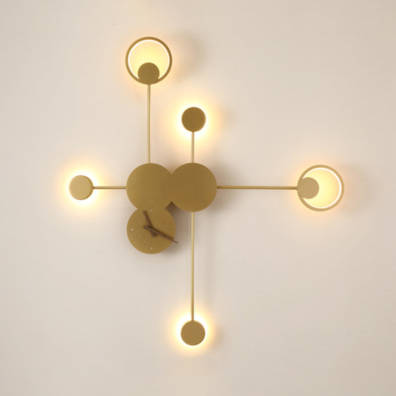 Geometry Shape Metal Wall Lights Modern Style Wall Mounted Light Fixtures