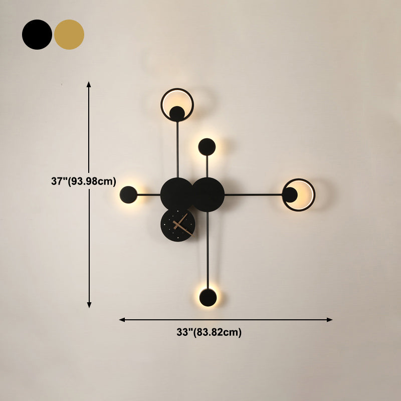 Geometry Shape Metal Wall Lights Modern Style Wall Mounted Light Fixtures