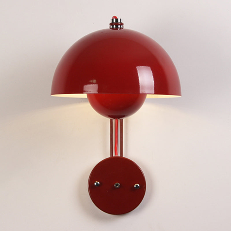 Metal Round Shape Wall Mount Lighting Nordic Macaroon 1-Light Wall Mounted Light Fixture