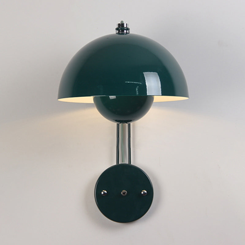 Metal Round Shape Wall Mount Lighting Nordic Macaroon 1-Light Wall Mounted Light Fixture