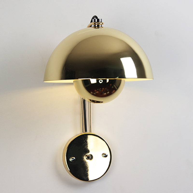 Metal Round Shape Wall Mount Lighting Nordic Macaroon 1-Light Wall Mounted Light Fixture