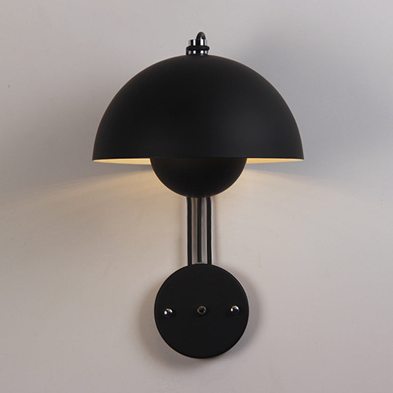 Metal Round Shape Wall Mount Lighting Nordic Macaroon 1-Light Wall Mounted Light Fixture