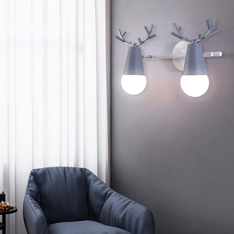 Luci da parete geometriche multi -luci lampade a parete in metallo moderno