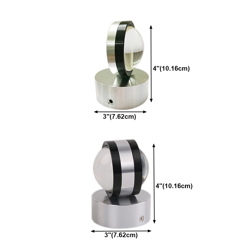 Contemporary Style Geometric Wall Mounted Lamps Metal Multi Lights Wall Lighting