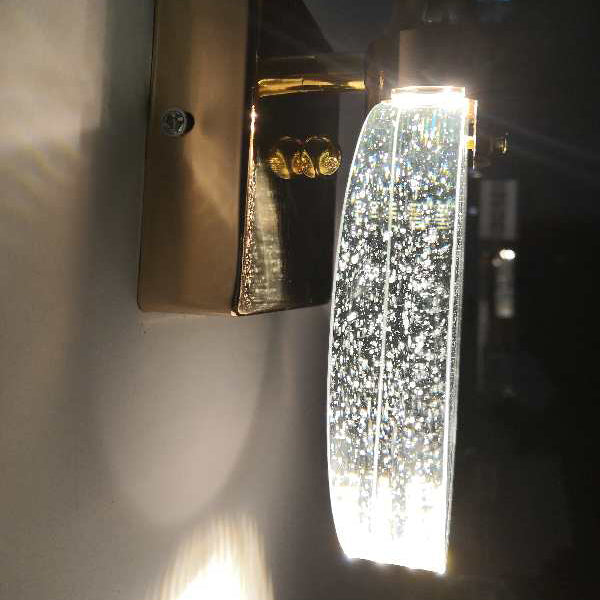 Lampade a parete rotonda in stile contemporaneo Crystal 1 illuminazione da parete