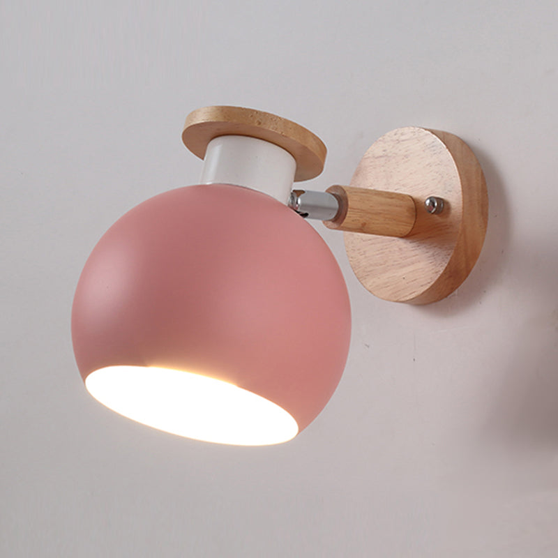 1 Light Geometric Wall Lighting Fixtures Modern Style Metal Wall Lamps