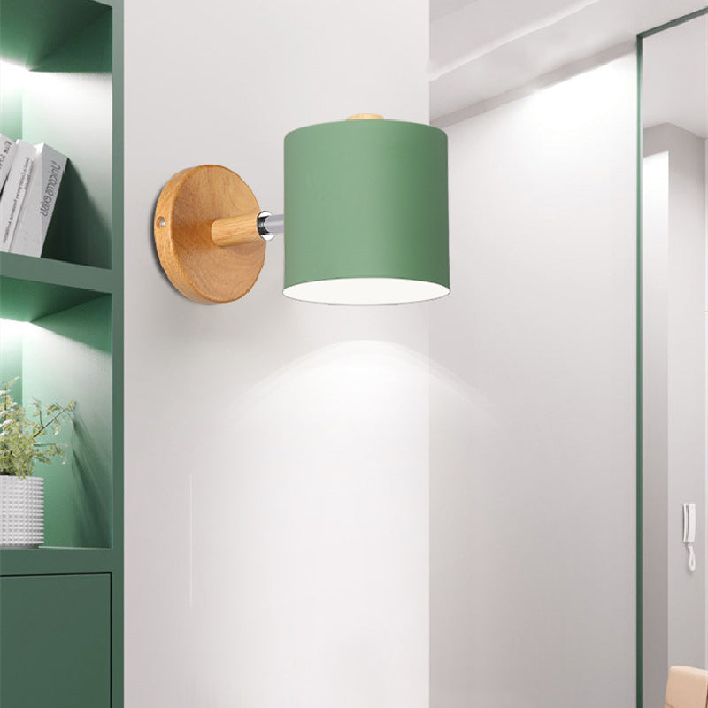 1 Light Geometric Wall Lighting Fixtures Modern Style Metal Wall Lamps