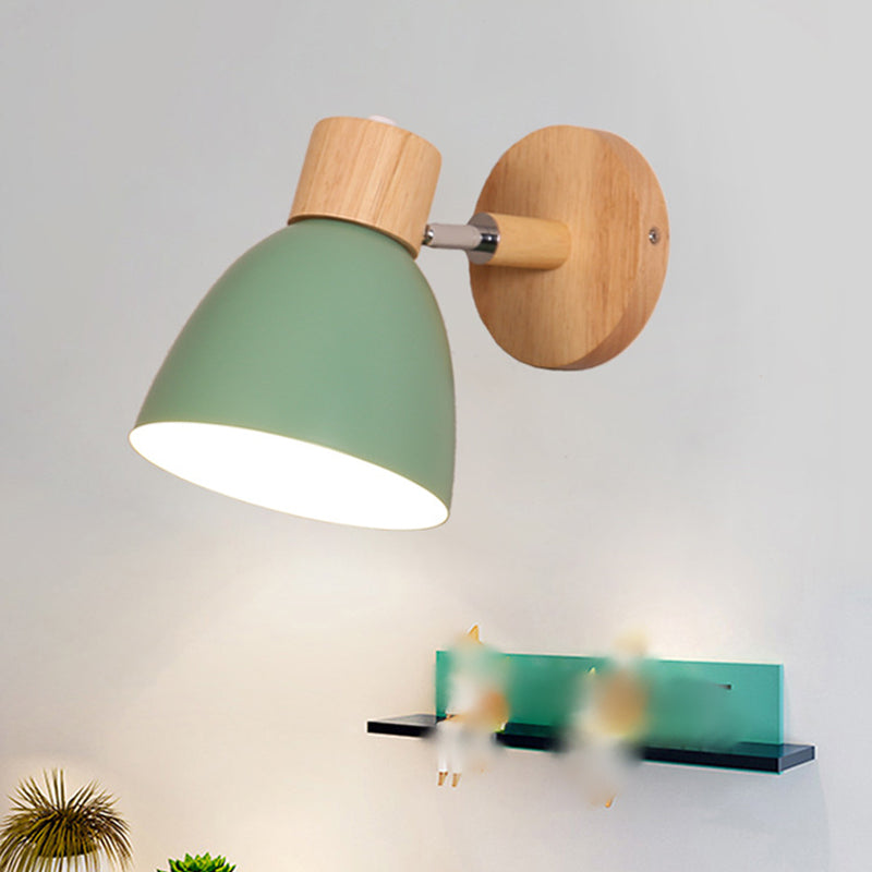 1 Light Geometric Wall Lighting Fixtures Modern Style Metal Wall Lamps