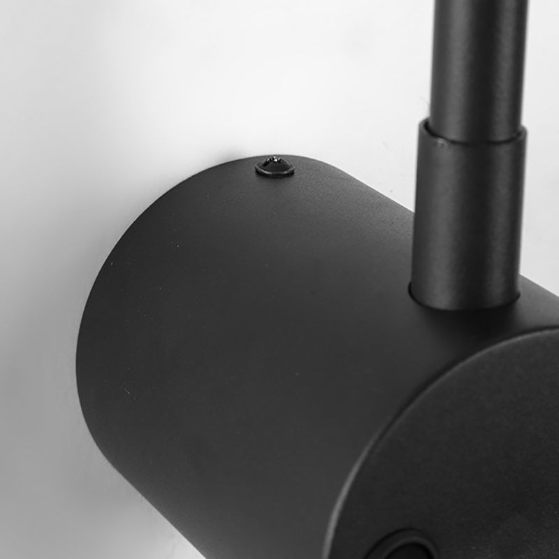 Stile moderno a forma lineare murale sconce metallo 1 luce da parete per camera da letto