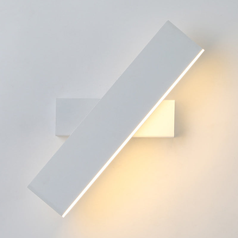 Iluminación de montaje de pared de forma cuadrada de metal estilo moderno 1 lámpara de luz de pared ligera