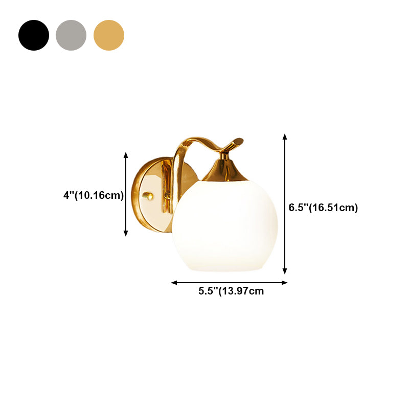 Pronto murale di stile Nordic Stile a forma di Globe Metal con vetro per soggiorno