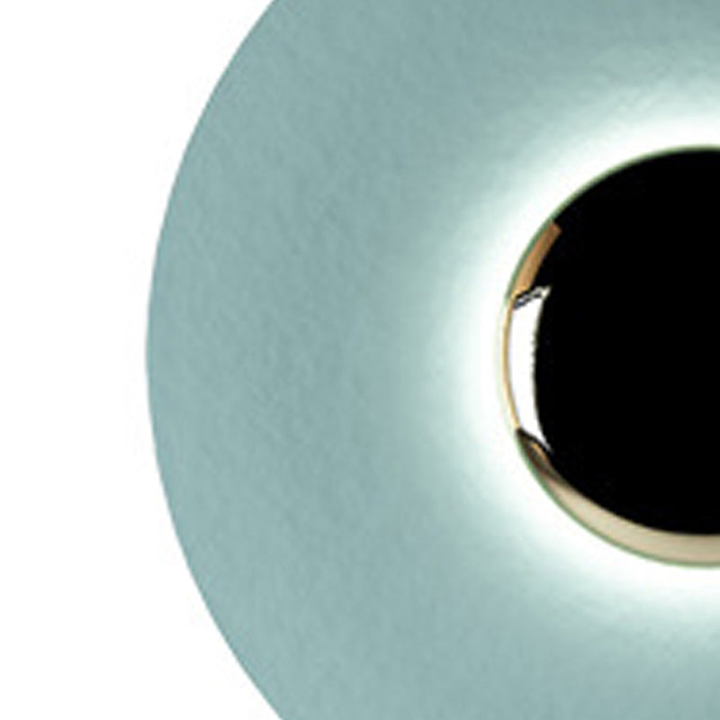 Luz de pared de estilo posmoderno Luz de apliques de pared de 1 luz con sombra de hierro para sala de estar