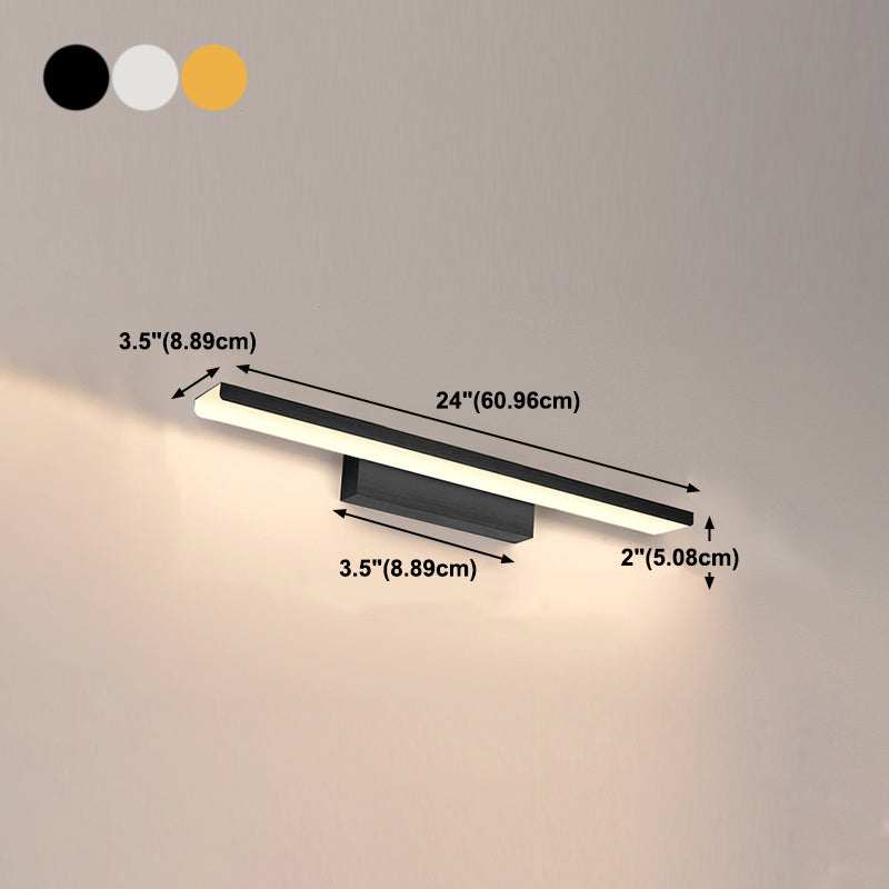 Striscia in stile postmoderno Striscia Accensione murale Metal 1 Prononi con pareti leggeri per bagno