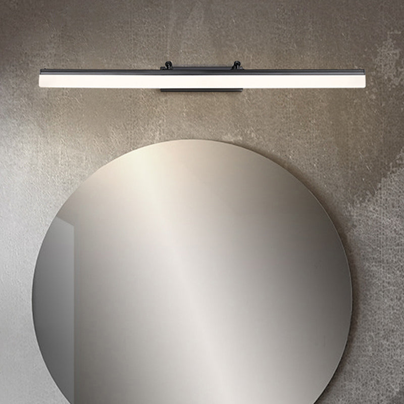 Éclairage mural de forme de style moderne métal 1 appliques murales légères pour salle de bain