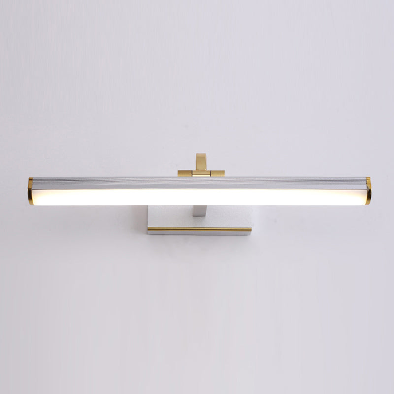 Moderne stijl lineaire vorm muurverlichting metaal 1 lichte wandwanden voor doucheruimte