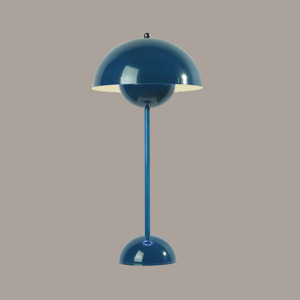 1 Lampada da tavolo da notte a cupola leggera Lampada da tavolo in metallo moderno