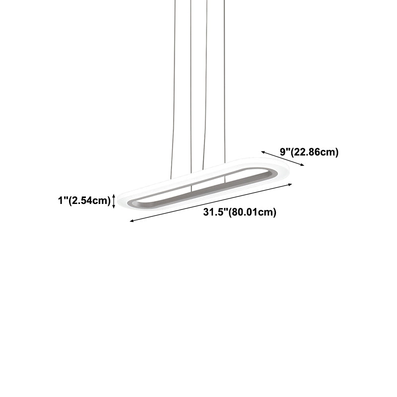 Modern Hanging Lighting Fixture Household LED Chandelier for Sitting Room