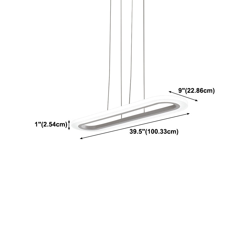 Modern Hanging Lighting Fixture Household LED Chandelier for Sitting Room