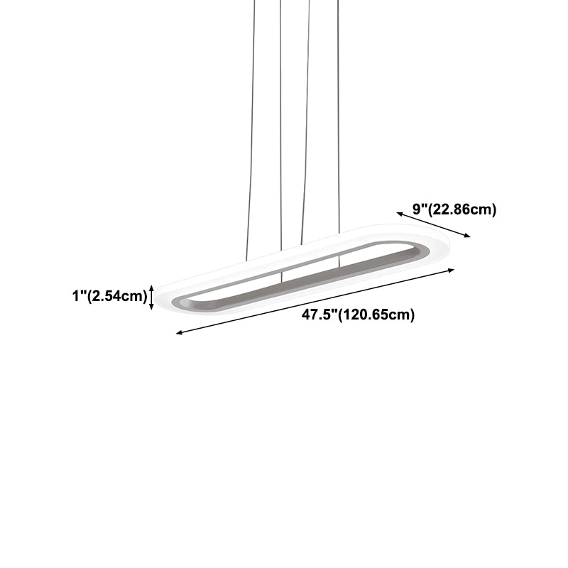 Modern Hanging Lighting Fixture Household LED Chandelier for Sitting Room