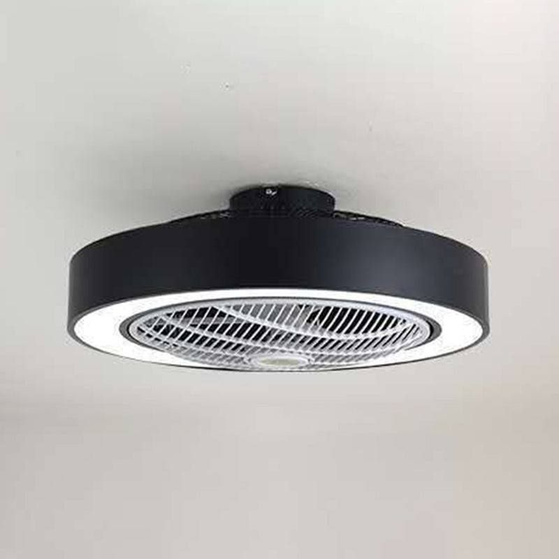 Lámpara de montaje de lavado de led redondo lámpara de ventilador de metal moderno accesorio de luz semi descarga