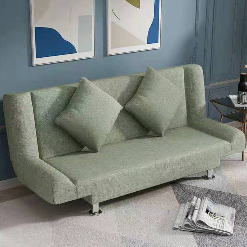 Modern Linen Sofa 23"W Tight Back Armless Couch for Living Room