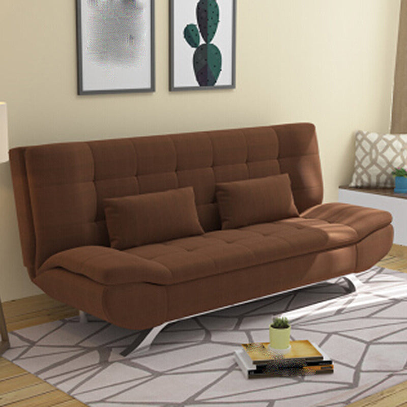 74.80" L√ó 34.65" W √ó 35.43" H Linen Slipcovered Couch Armless Sofa with Biscuit Back