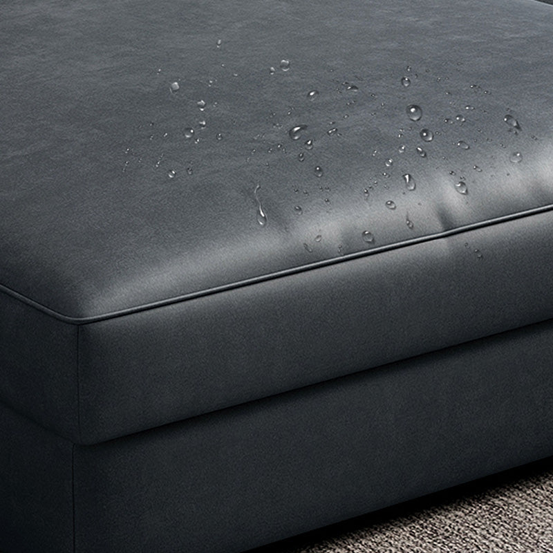 125.98"L x 68.9"W x 35.43"H Modern 5-Seat Fabric Sofa Cushion Back Sectional with Storage