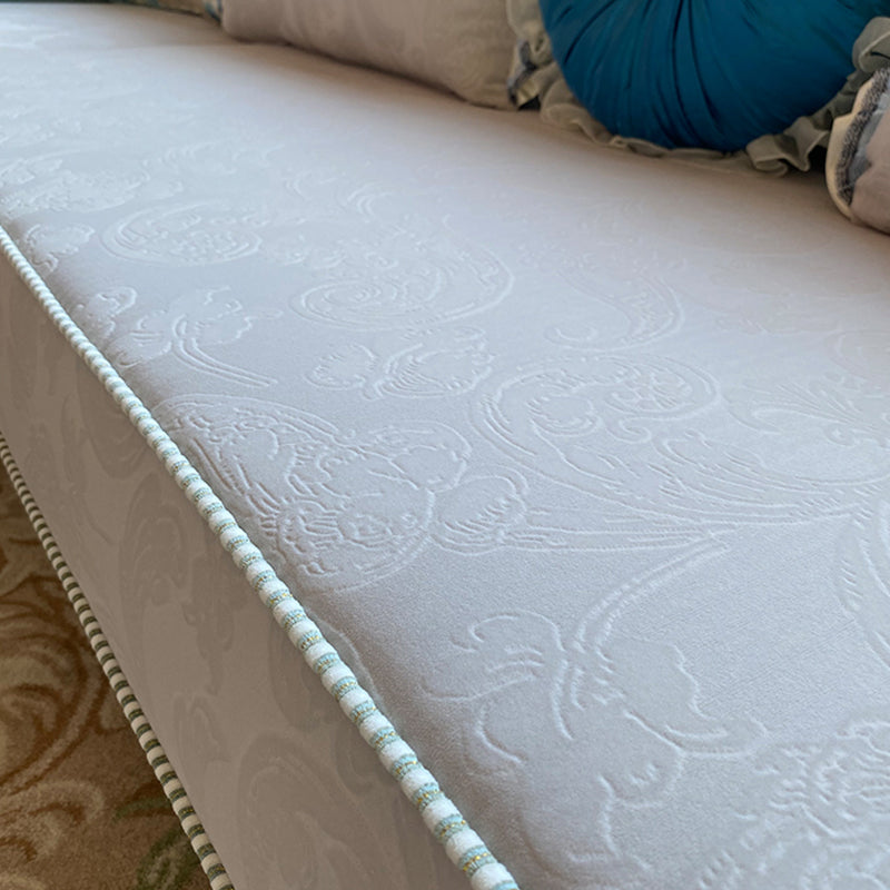 133.86"L x 74.8"W x 47.24"H Glam 5-Seat Cushion Back Sectional Rolled Arm Sofa and Chaise