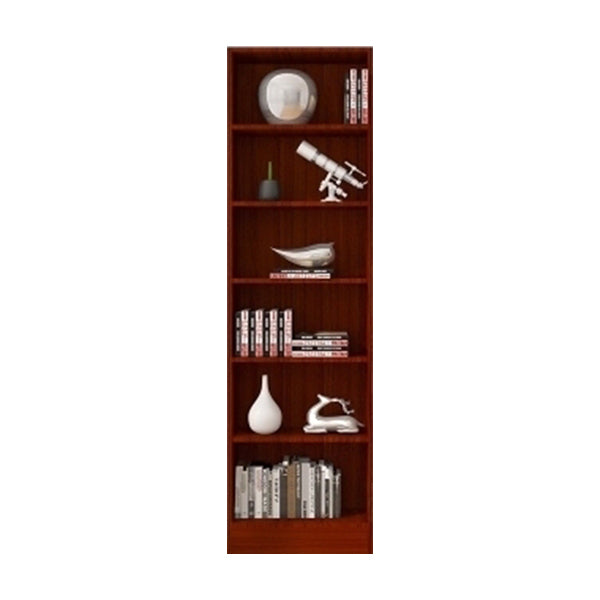 Scandinavian Manufactured Wood Standard Bookshelf Vertical Closed Back Bookcase
